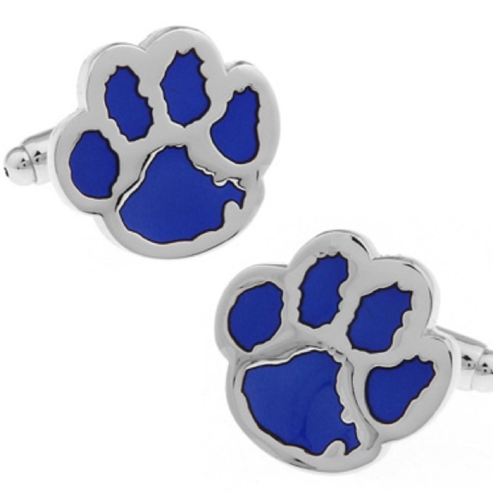 Blue Paw Cufflinks